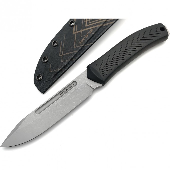 Нож MR BLADE PITBULL (95X18 Stonewash, Elastron Black) MB373-SW Нож MR BLADE PITBULL (95X18 Stonewash, Elastron Black) MB373-SW