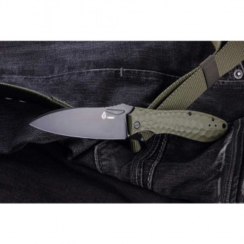 Нож MR BLADE PONOMAR OLIVE BLACKWASH
