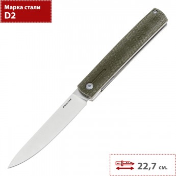 Нож MR.BLADE ESQUIRE 381-D2SW/MCGR-SH