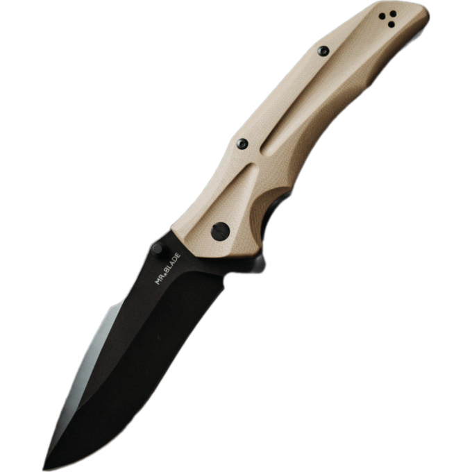 Нож складной MR BLADE HT-2 (D2 BSW, G10 Tan) MB047-TN Нож складной MR BLADE HT-2 (D2 BSW, G10 Tan) MB047-TN