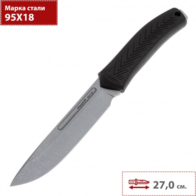 Туристический нож MR.BLADE MASTIFF MB374-SW/BK Туристический нож MR.BLADE MASTIFF MB374-SW/BK